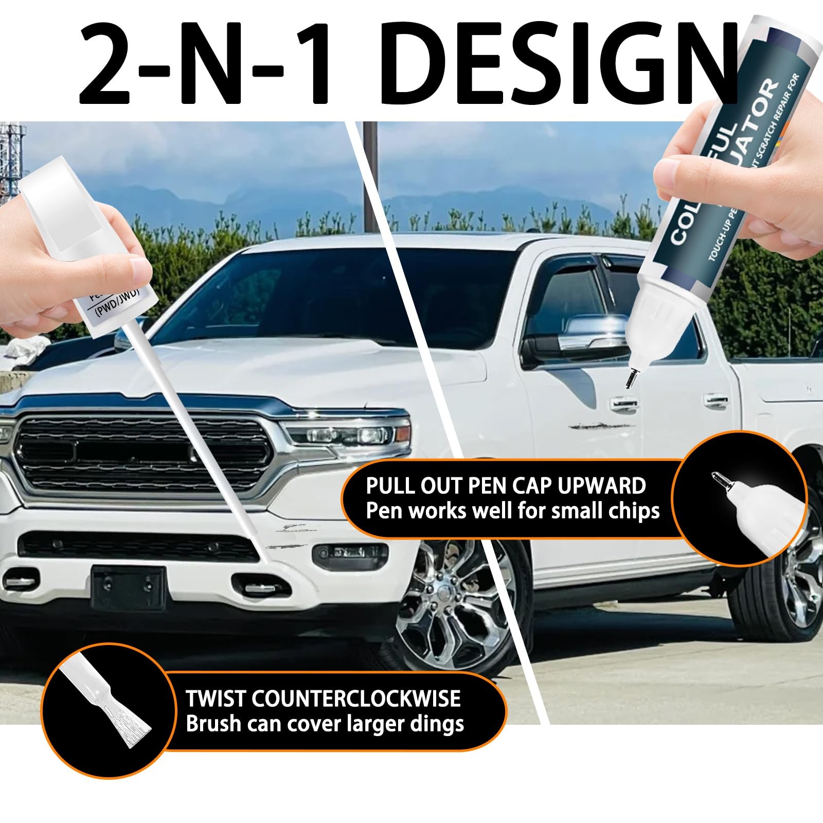 Patriot Blue Pearl~Coat Touch Up Paint for Dodge Ram Scratch Repair Pen