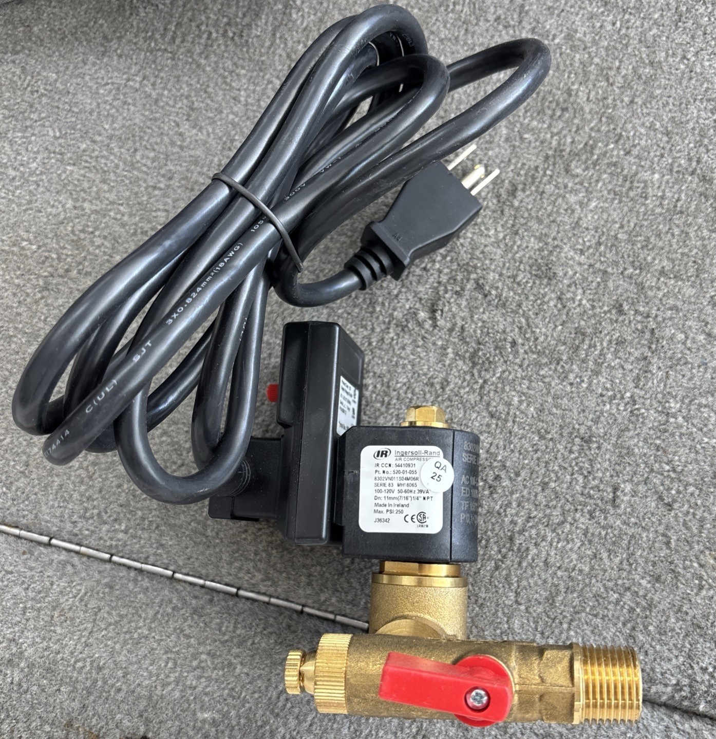 Ingersoll Rand 54410931 Electronic Drain Valve Automatic 110v 1/4