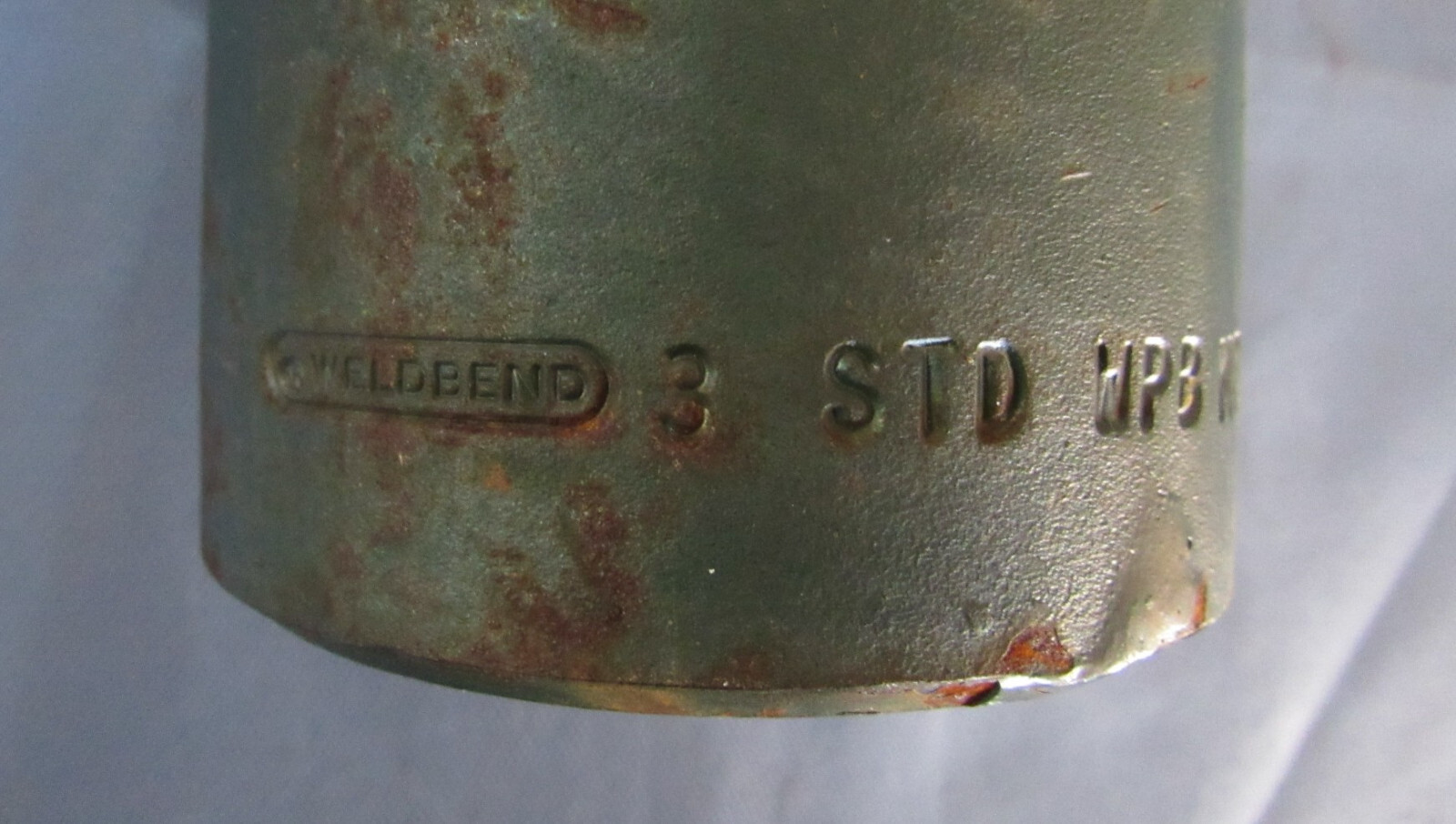 Weldbend 3″ Carbon Steel Tee Straight Fitting Butt Weld Sch40 Green USA J7L9688