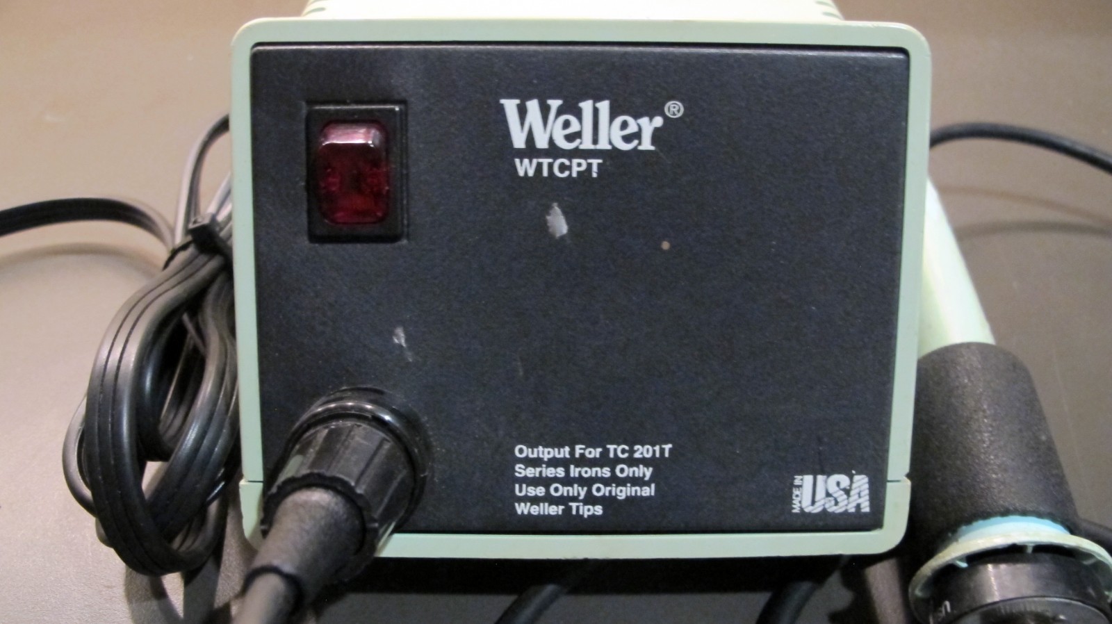 Weller WTCPT Soldering Station TC201T Iron Tested PU120T 60W