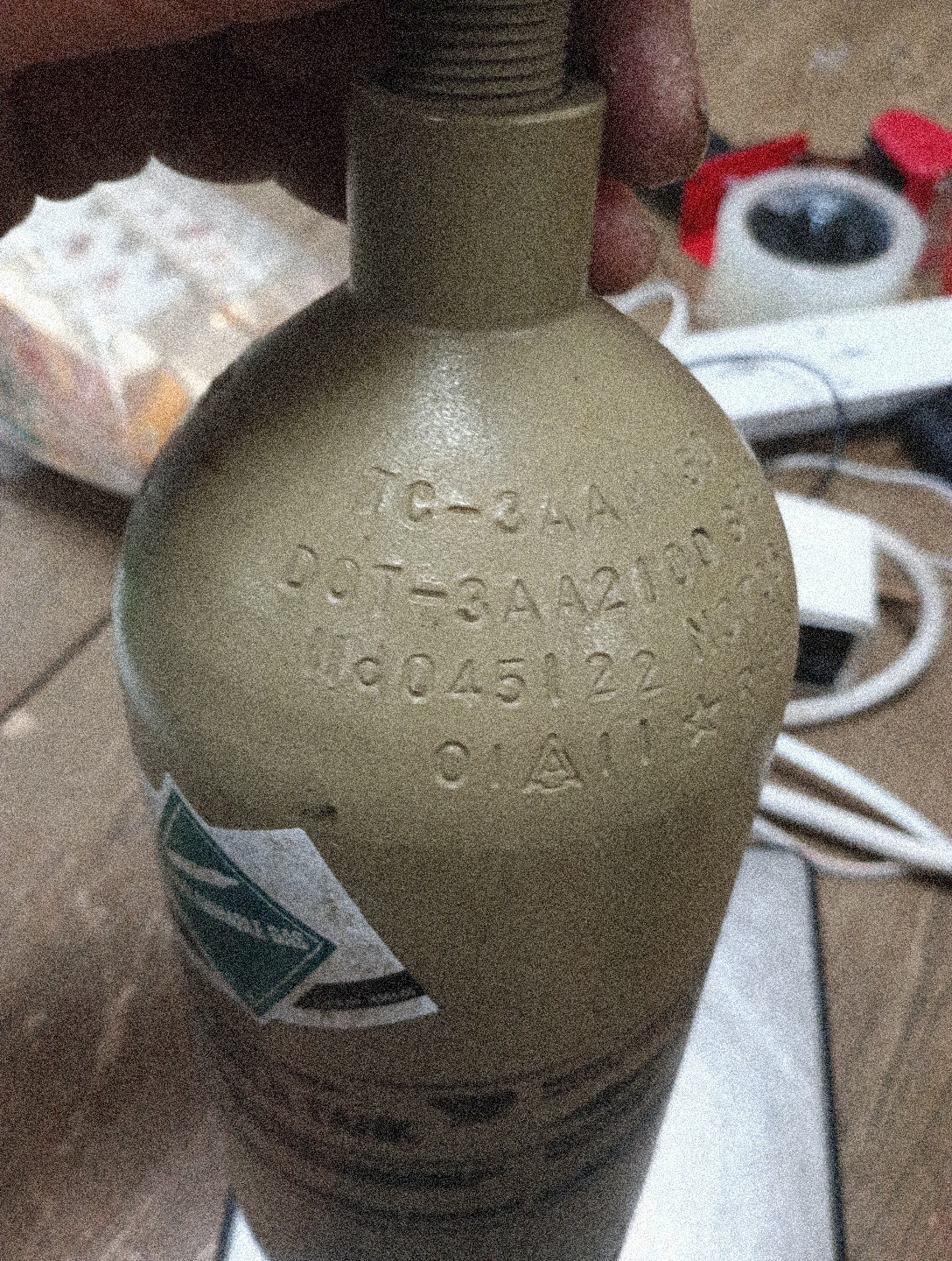 Ansul Model Number # R-102 Nitrogen Double Tank Cartridge [73022]