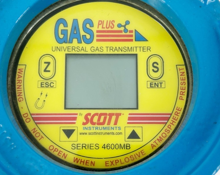 New Scott 4600MB Universal Gas Transmitter w/ H2S Sensor 24VDC – No Box