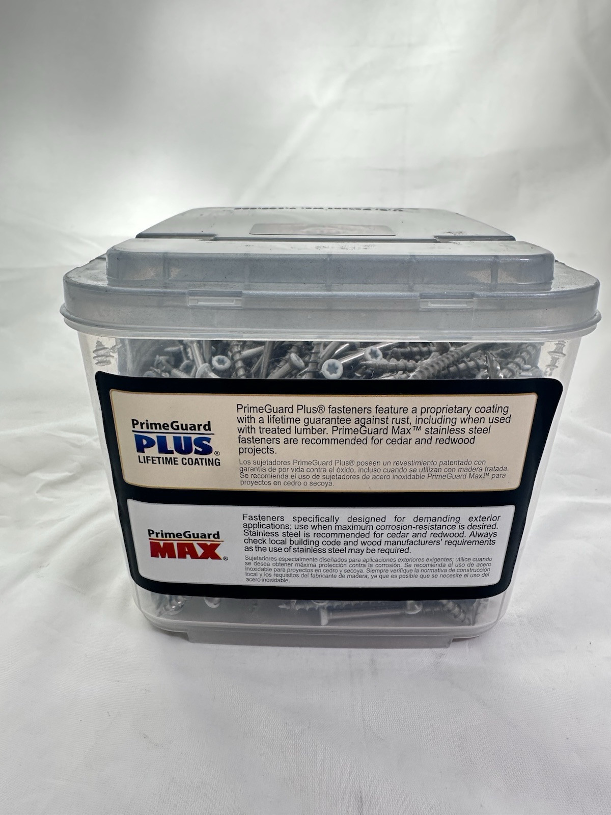 Grip Rite 2-1/4″ x 7 Star Drive Trim Screws 316 Stainless Steel White Head