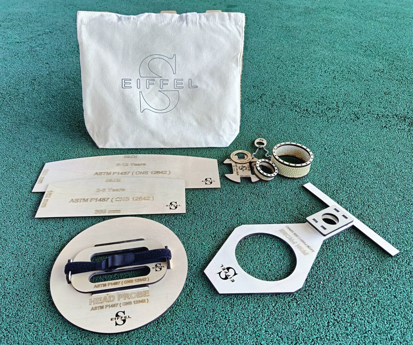 Playground Inspection Tool Kit_complies with ASTM F1487( 10-piece complete kit )