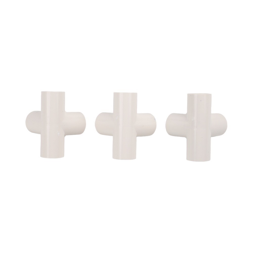 Furniture Grade Four Way PVC Pipe Fittings for For water Pipe DIY Projects