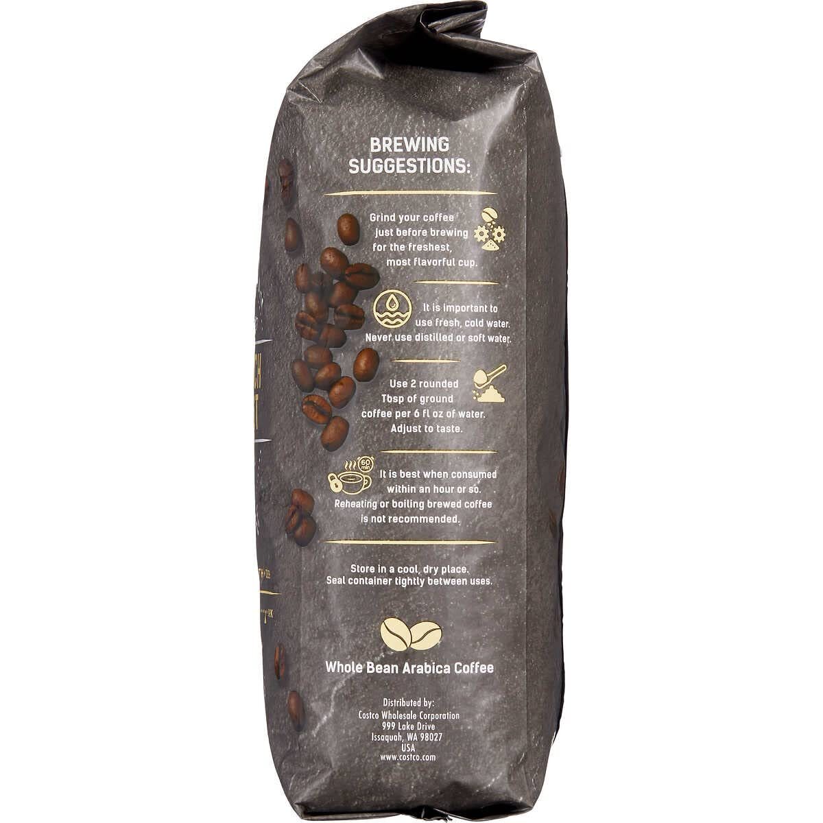 Kirkland Signature Whole Bean Coffee, French Roast, 2.5 lbs