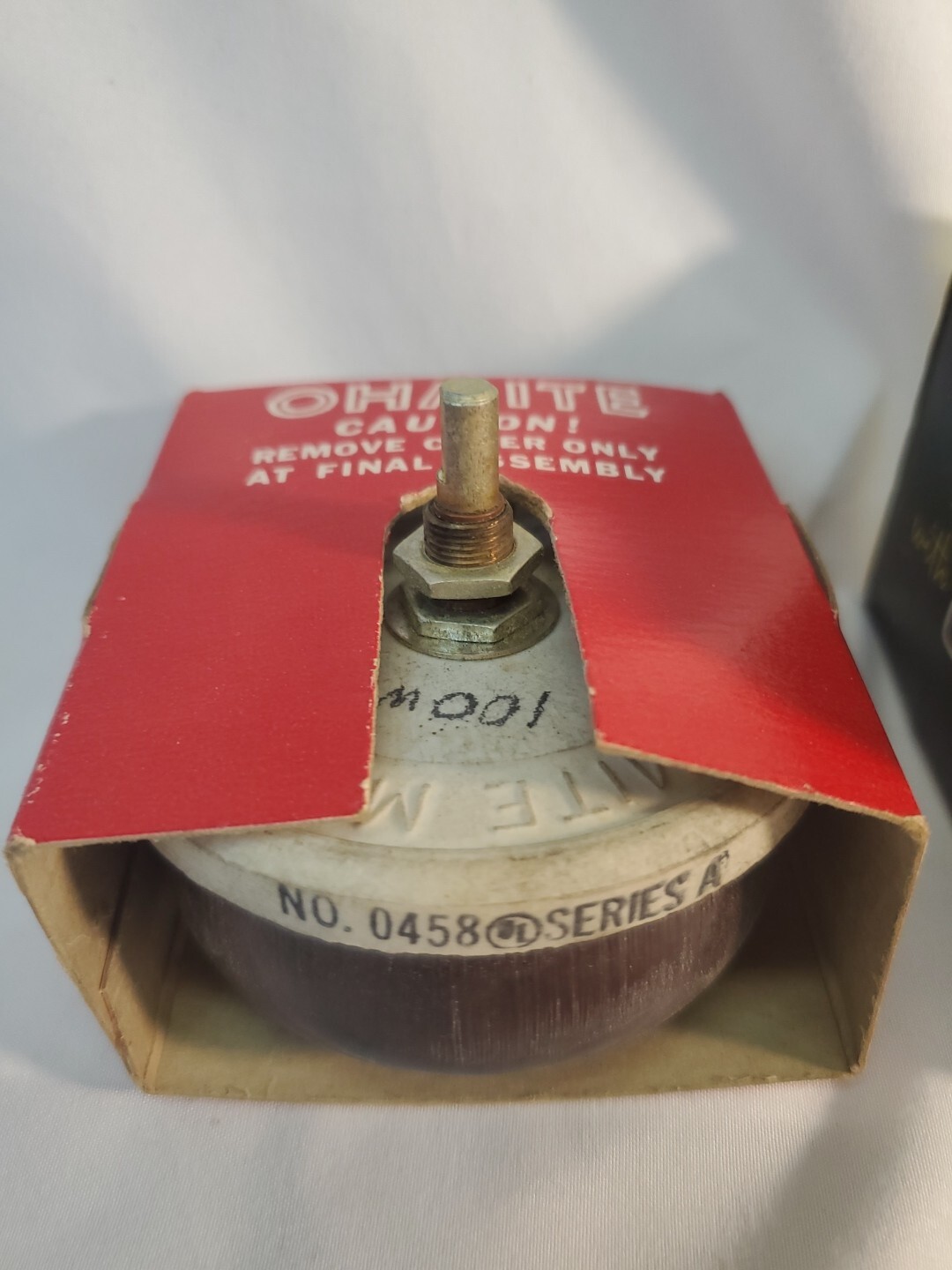 Ohmite RHS100 All Ceramic ENAMELED MODEL K Rheostat 100W 1500 OHM #0458