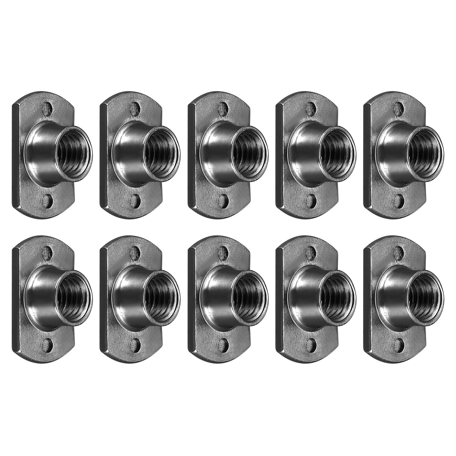 METALLIXITY Spot Weld Nuts M8 25Pcs, Carbon Steel Double Tab Fastener Nut fo…