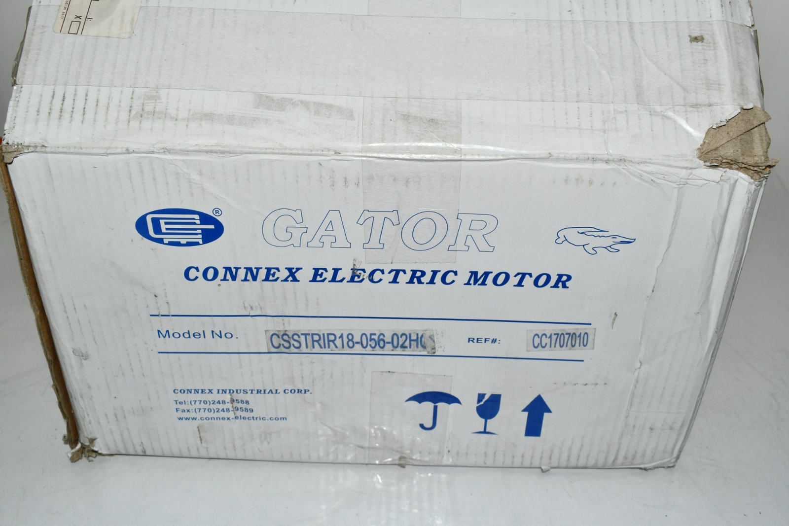 NEW Connex Gator CSSTRIR18-056-02HCZ 2 HP Stainless Steel AC Motor, 400 480 V