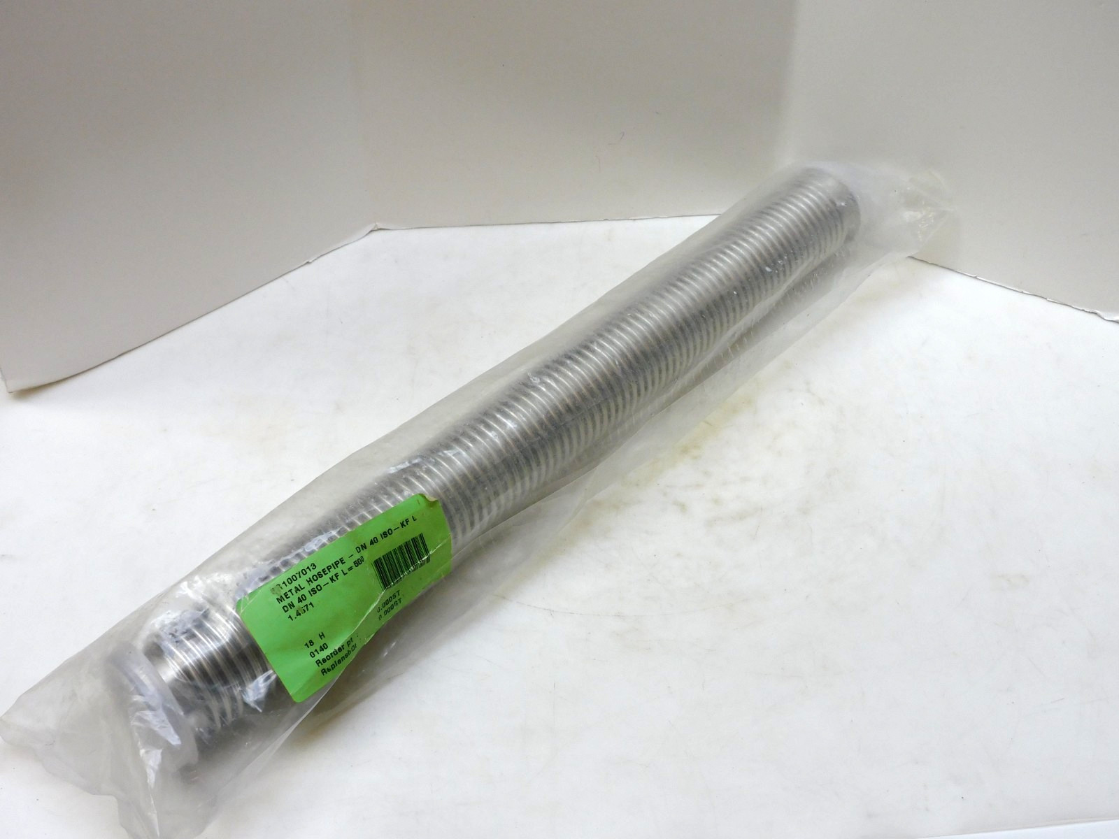 No Name DN 40 ISO-KF 500mm Flexible Metal Hosepipe 1.4571″ id