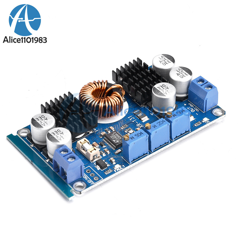 DC 5V-32V to 1V-30V 10A LTC3780 Automatic Step Up Down Regulator Charging Module