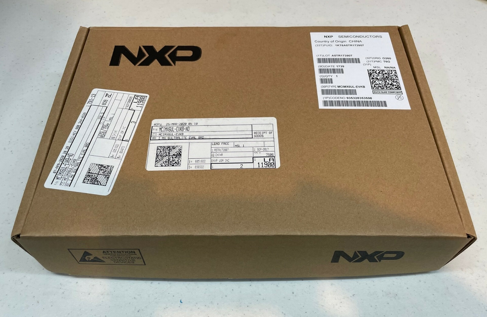 NXP FREESCALE MCIMX6UL-EVKB IMX6 ULTRALITE ARM EVALULATION KIT – NEW