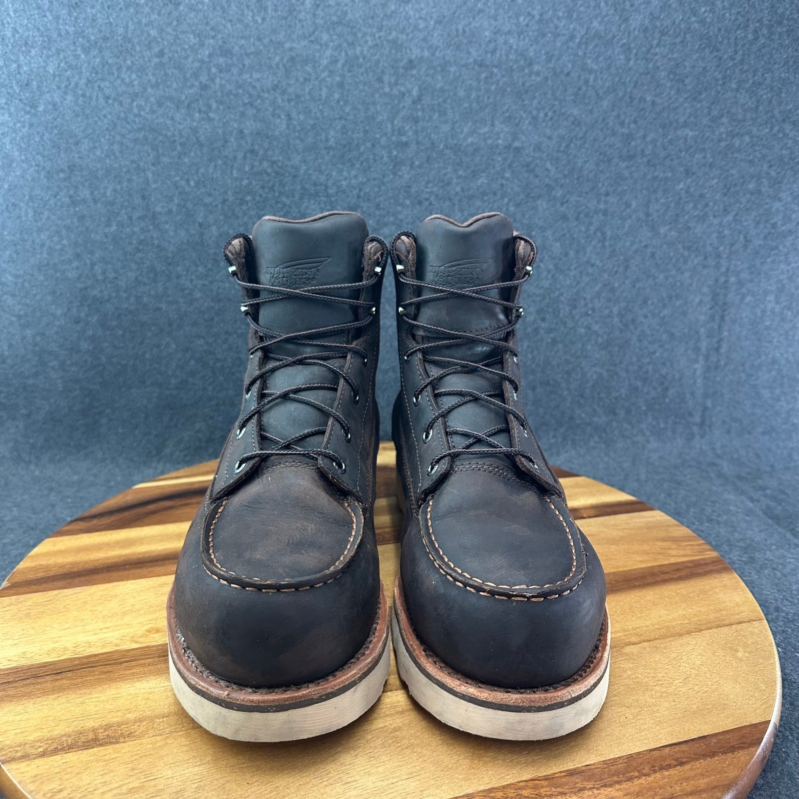 RED WING Traction Tred Lite 2449 Men’s Sz 10.5H Safety Toe Waterproof Work Boots