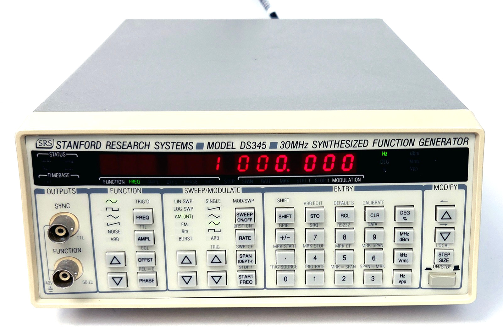 Stanford Research DS345 30MHz Synthesized Function Generator with GPIB