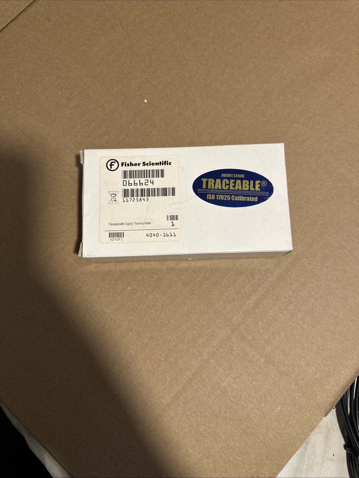 Traceable 4040 Fisher Scientific Thermometer Clock Humidity Monitor 32.0-122.0°F