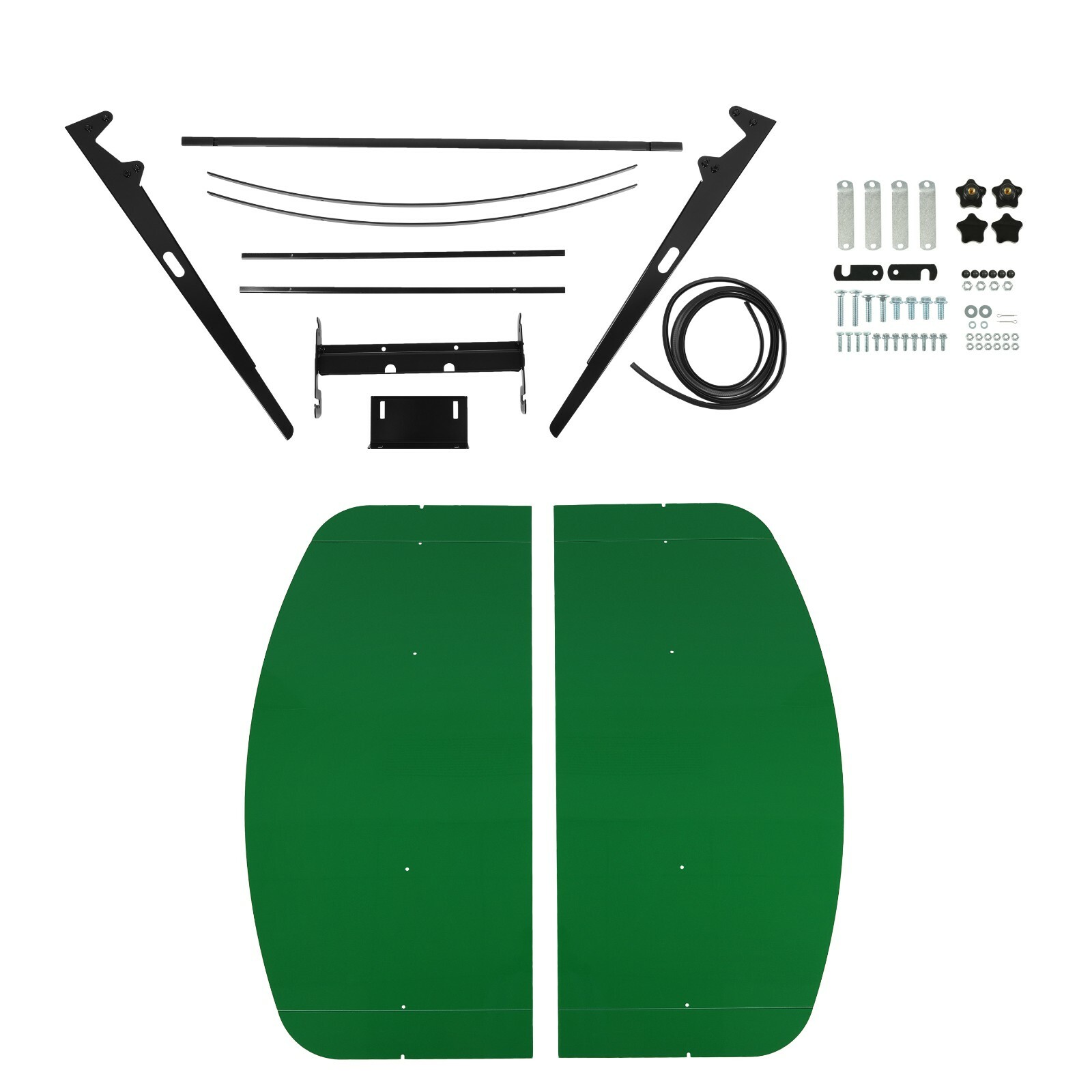 Green Tuff Top Tractor ROPS Canopy 52″ X 52″ For Tractor Mowers Umbrella