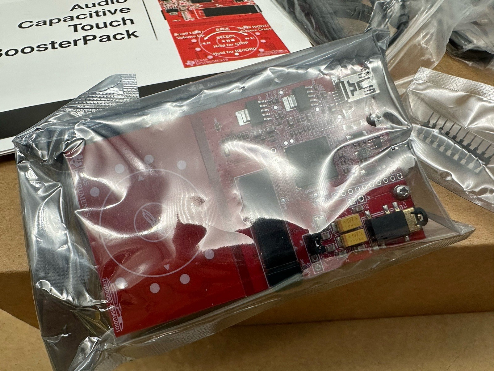 Ti C5000 Ultra Low Power DSP Audio Capacitive Touch Boosterpack Development Kit