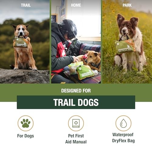 Adventure Medical Kits Trail Dog First Aid Kit – Pet Supplies with Bandages