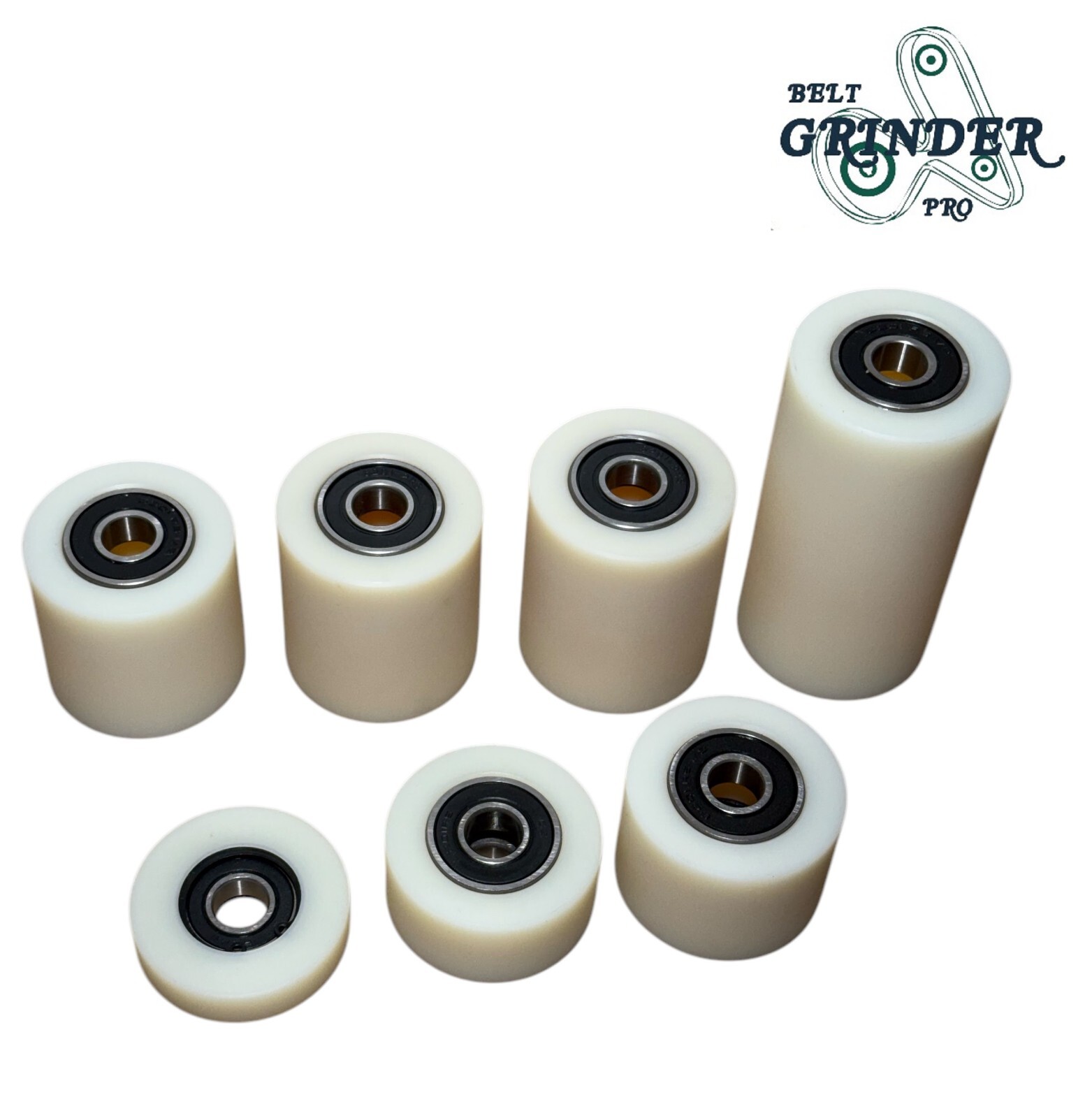 2 Inch Nylon Pulley Roller Wheel Bearing Guiding Wheel Flat Belt Idler
