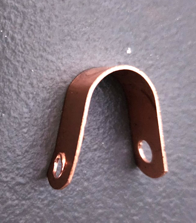 (50 Pcs) Robbins Lightning Copper Loop Clip (small)