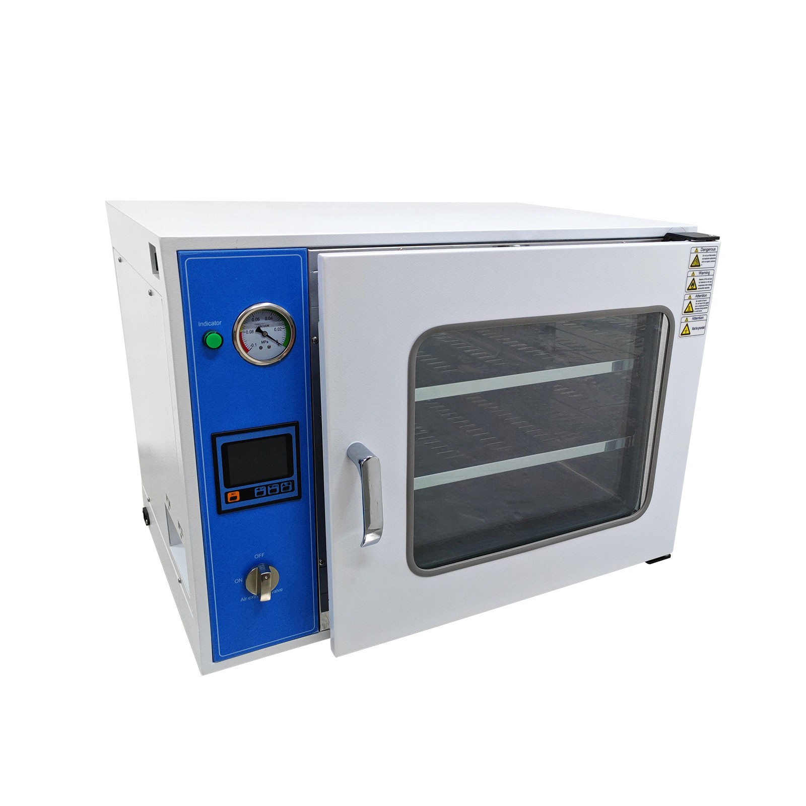 2-layer 1.9Cu ft Vacuum Drying Oven Intelligent Temperature Control for Lab 110V