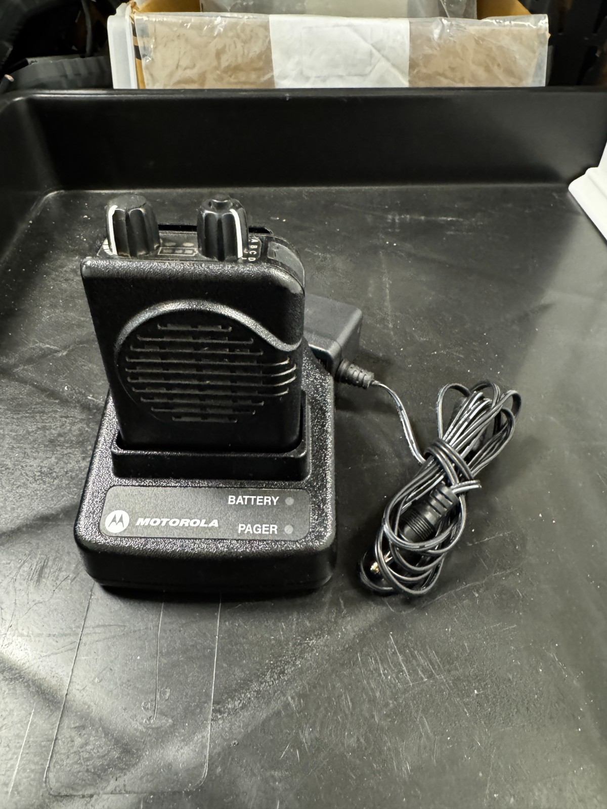 Motorola Minitor V (5) VHF 2-Channel Stored Voice Pager 151-158.9975 MHz