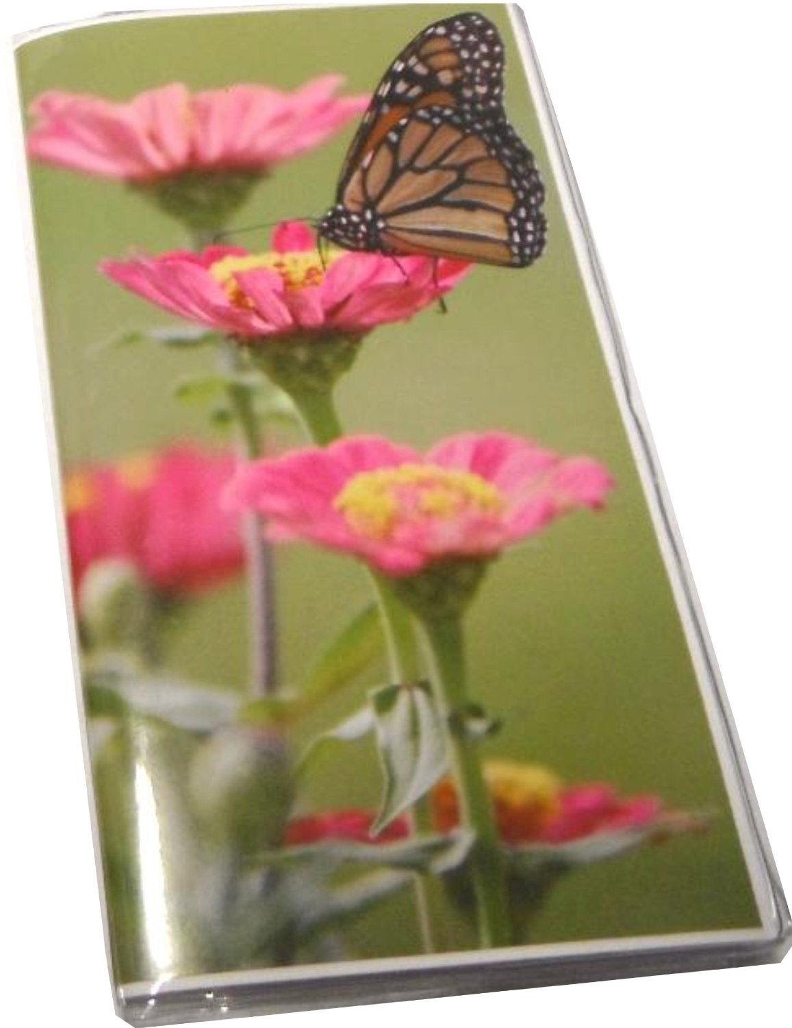 3 Year 2025 2026 2027 Pocket Calendar Planner with Note Pad Wildlife & Flower…