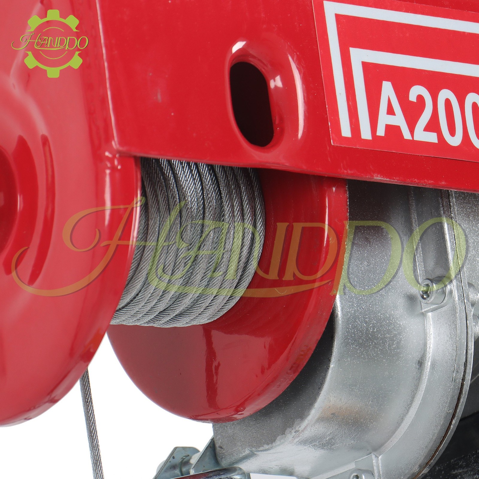 440lbs/ 200kg Electric Hoist with 14 FT Wired Remote Control 110V 510W Motor