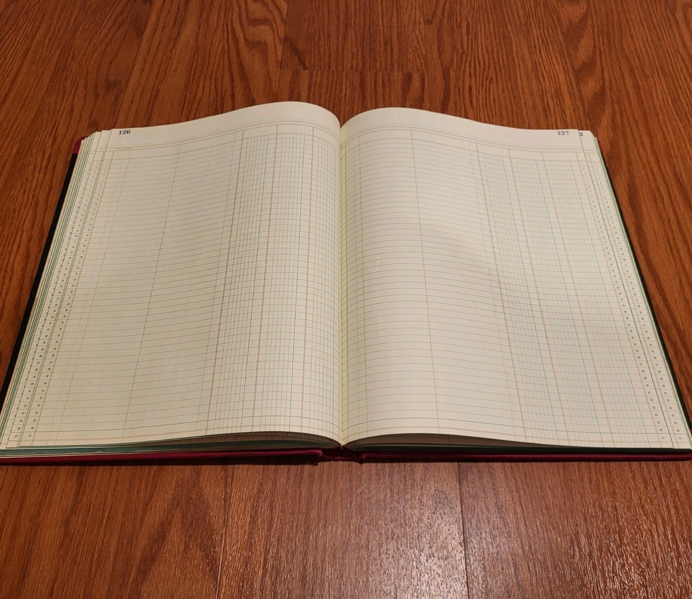 NATIONAL BLANK BOOK COMPANY Hardcover Ledger Accounting #58-403 D-3