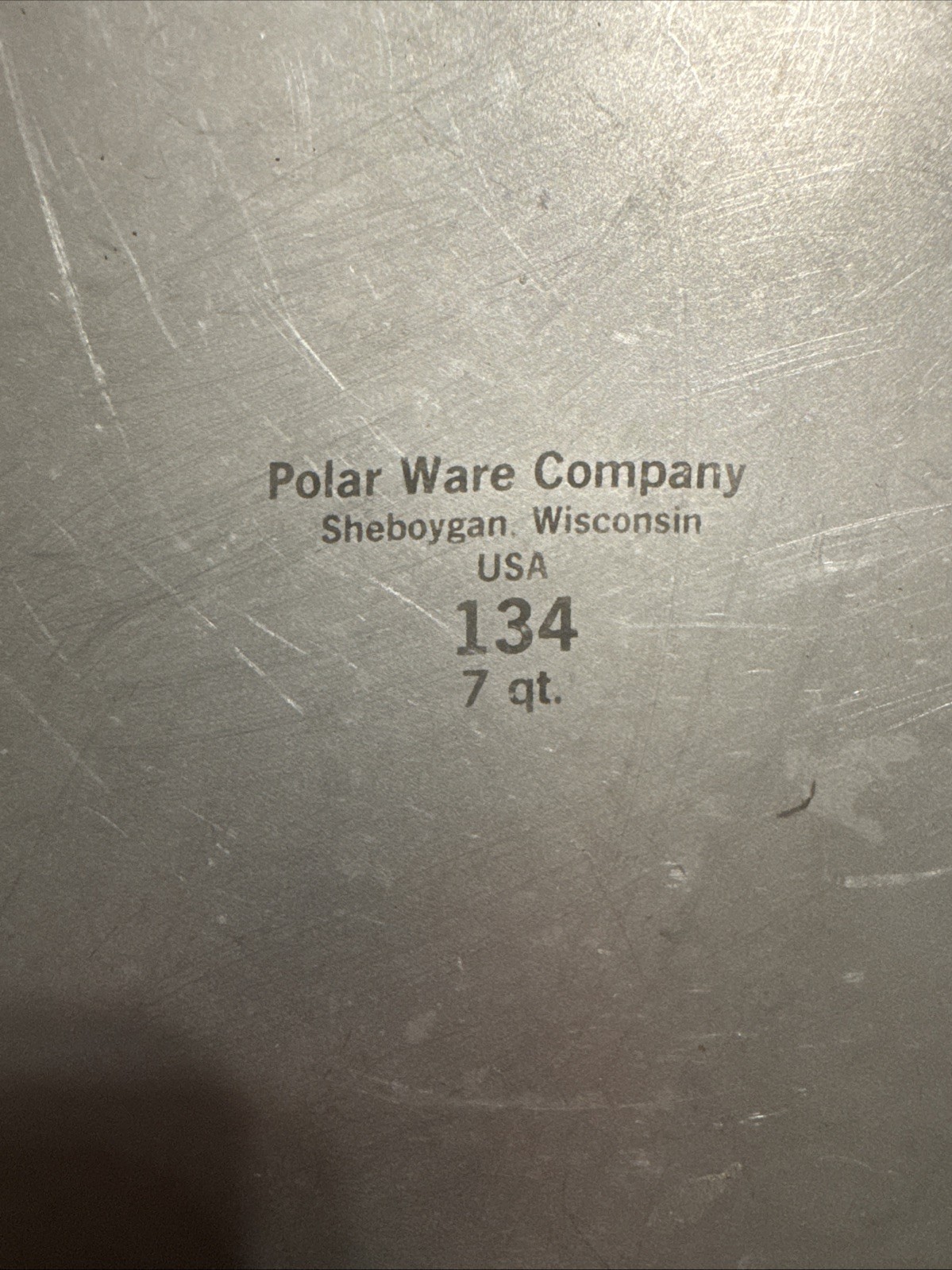 2 Surgical Bowls by Polar Ware Company 7 Qt Stainless Steel No. 134 Vintage USA