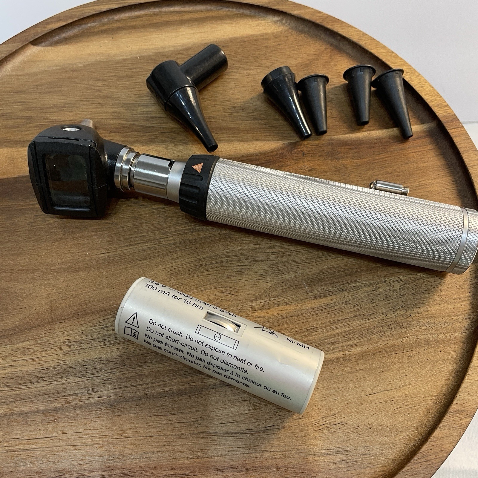 HEINE BETA Welch Allyn Otoscope Rechargeable Handle Set -AS IS Untested-Parts