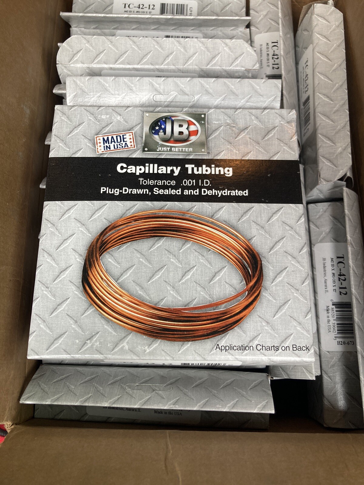 Jb Industries Tc-42-12 Cap Tube,.042 I.D. X .093 O.D. X 12 Ft