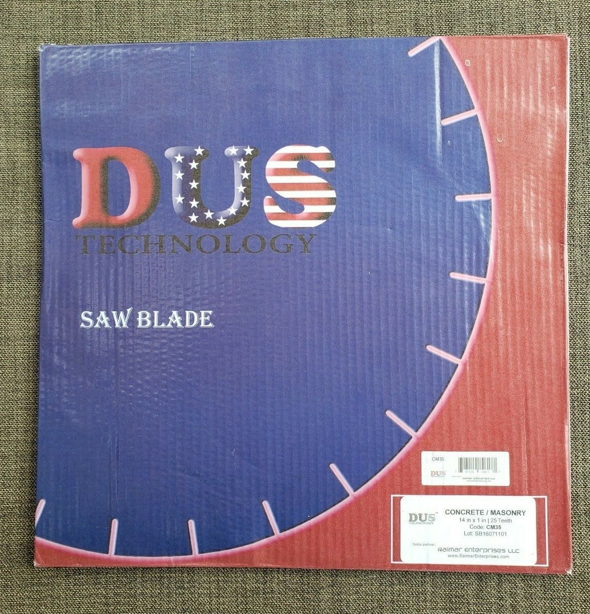 Diamond Saw Blade – Concrete 12″x1″ bore, 21 teeth, 3.2x39mm segments CLEARANCE