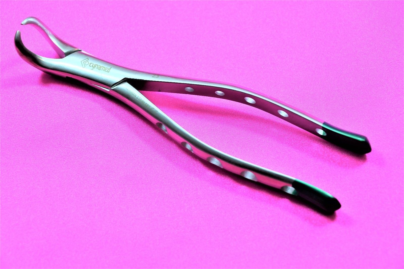 PREMIUM GERMAN AUTOCLAVABLE COW HORN LOWER MOLAR DENTAL EXTRACTING FORCEPS #23