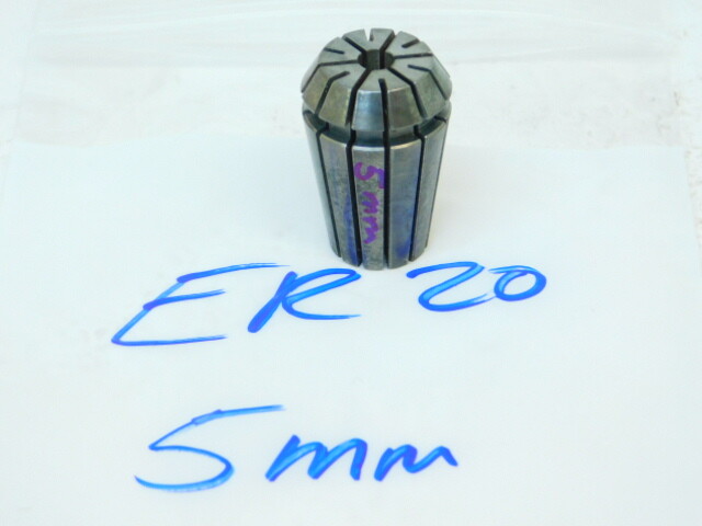 USED ER20 SPRING COLLET 5MM (.1969)