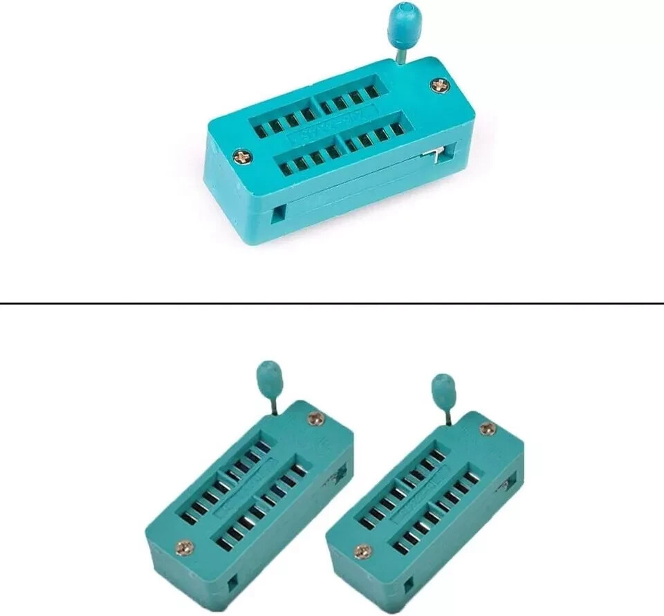 4pcs Zif 16pin 16 Pins Test Universal Ic Socket 16 Pin Dip Integrate Socket