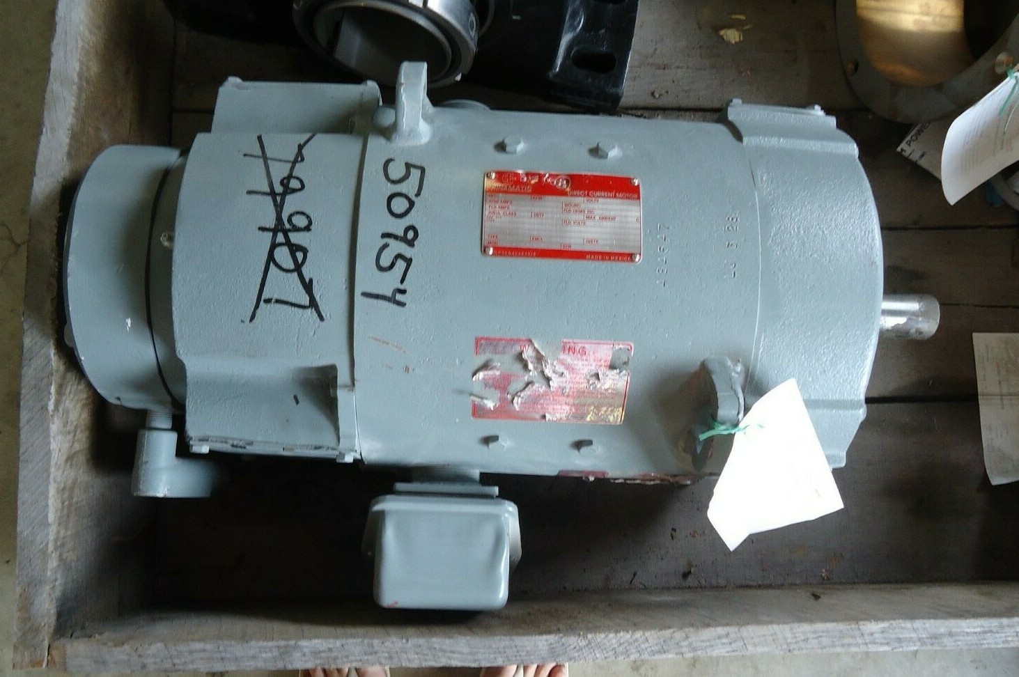 KINAMATIC CD258AT DIRECT CURRENT MOTOR 5 HP 1150/2000 RPM 500 V 50D163EAO14A001