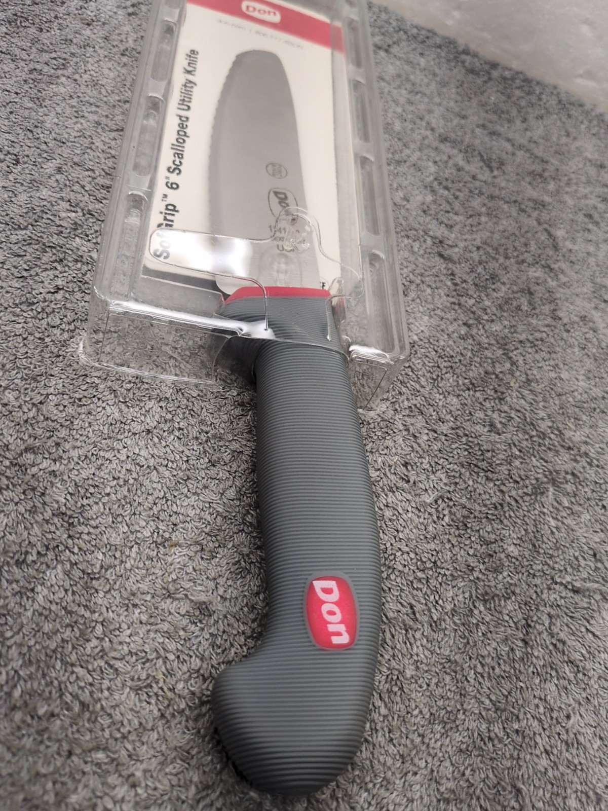 Don 1141930 Dexsteel Sofgrip 6″ Scalloped Utility Knife Dexter 30169 Gray X1