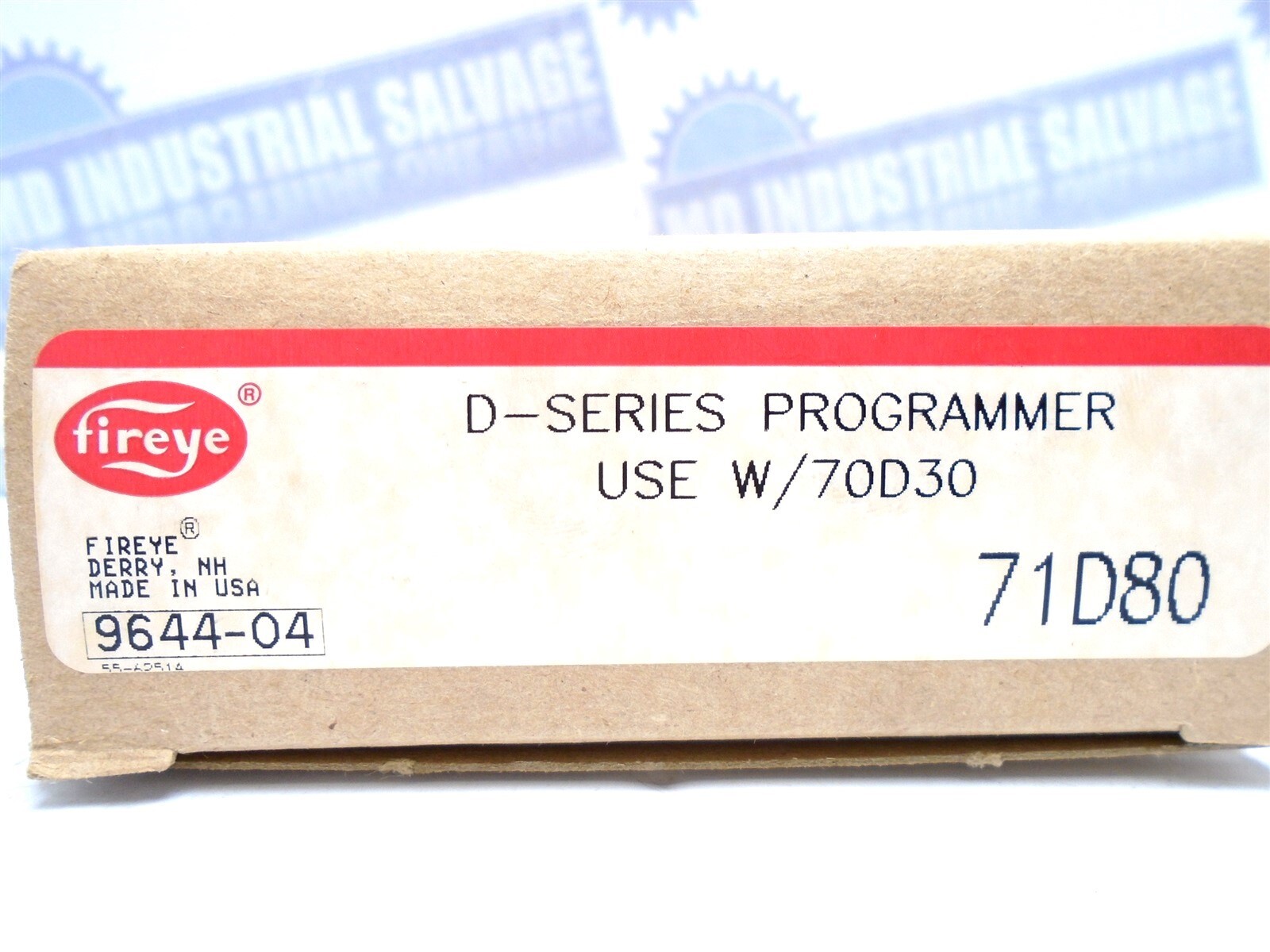 FIREYE – 71D80 – D-Series PROGRAMMER Use w/70D10/70D20/70D30 (NEW in BOX)