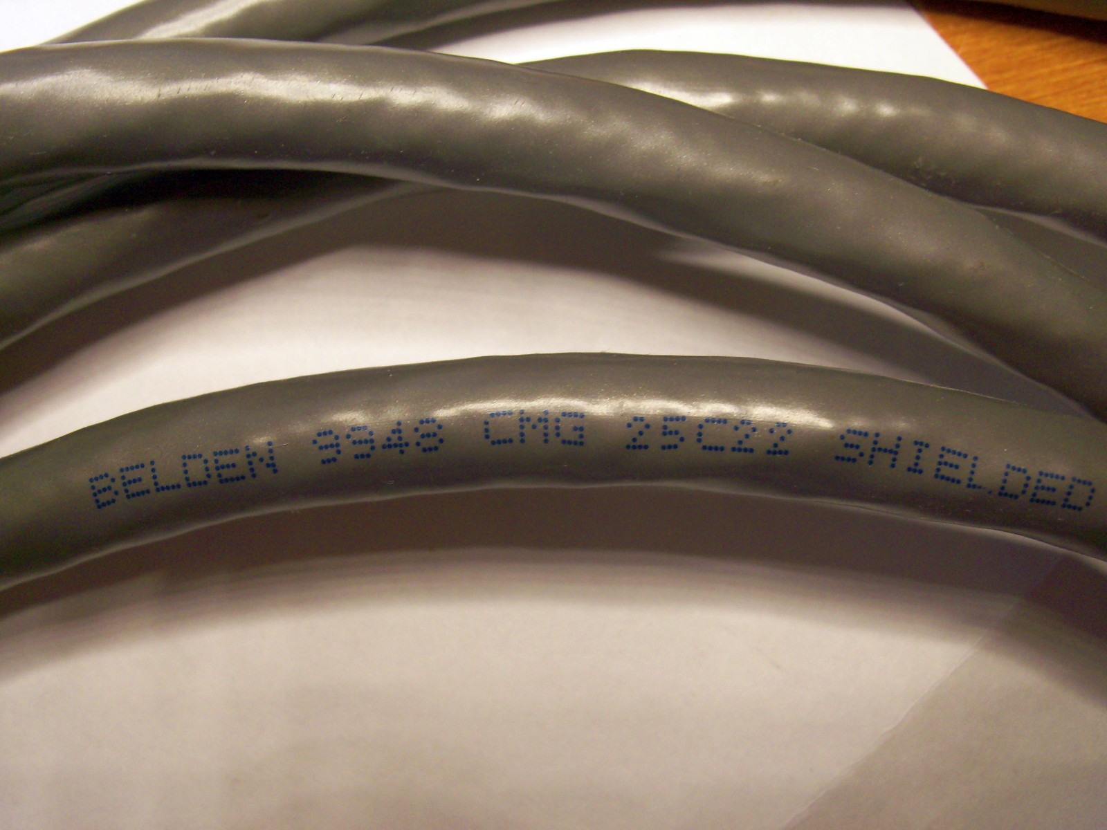 Belden 9948 25 Conductor Cable 22 AWG Foil, Braid Shield 11.5′ Feet