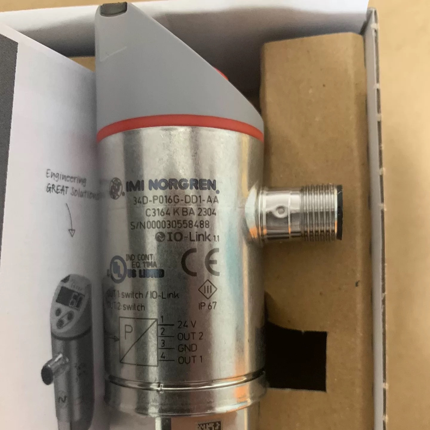 1PC Brand New 34D-P016G-DD1-AA Pressure Sensor