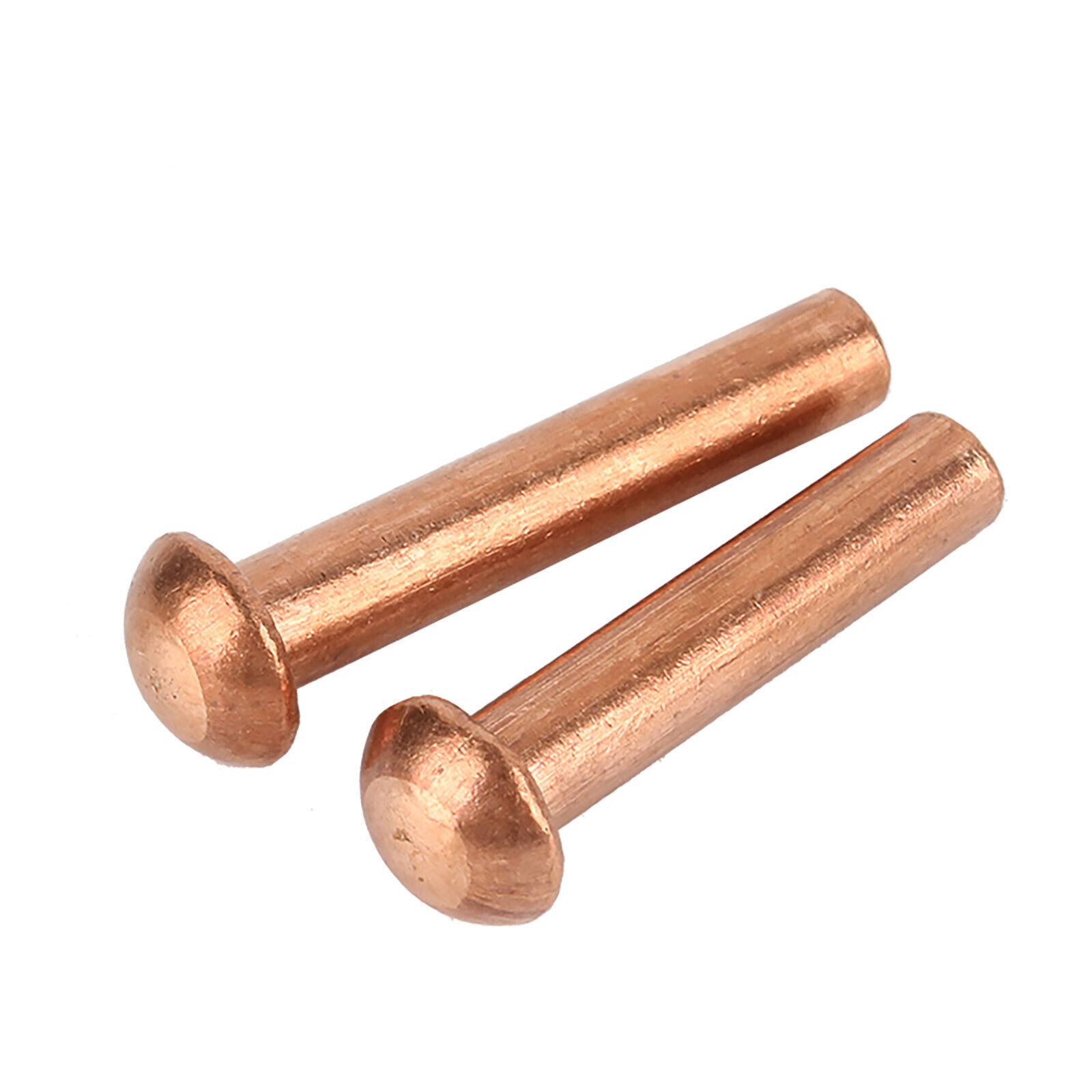 Length 3~50mm Solid Pure Coppe Round Head Rivets Din 660 M2 M2.5 M3 M4 M5 M6 M8