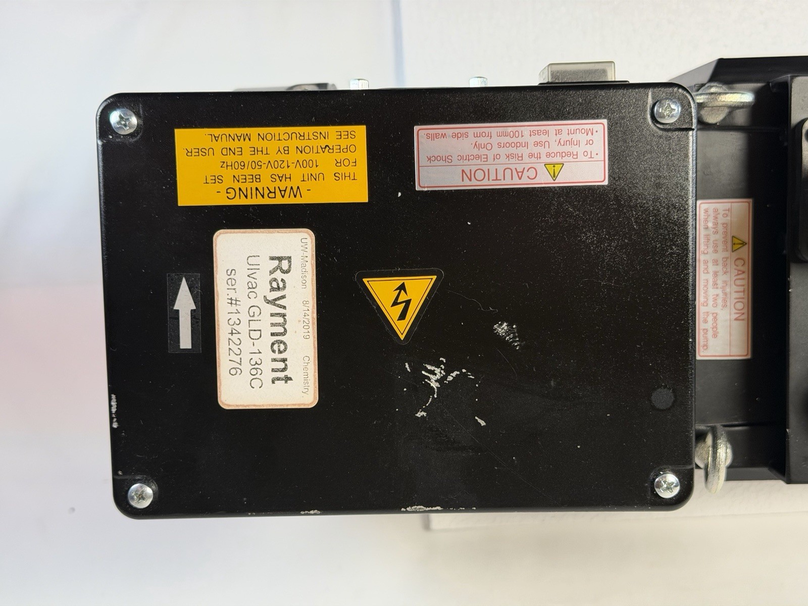 ULVAC GLD-136C Direct Drive Rotary Vane Vacuum Pump Tested 5.3 mTorr w/ VIDEO