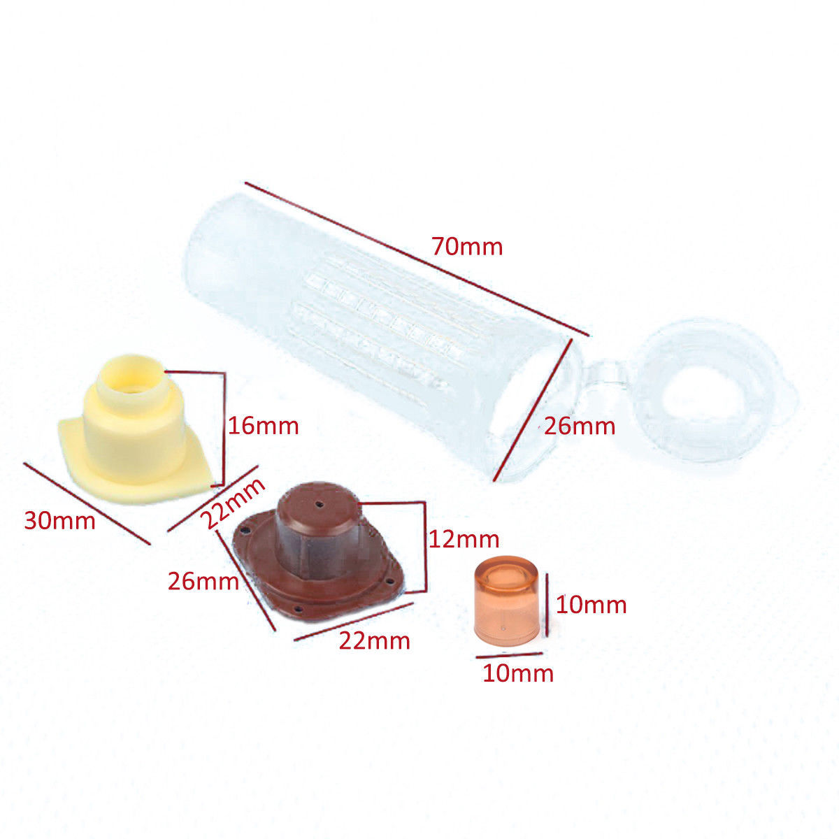New Bee Queen Rearing Cupkit Complete Box System Beekeeping Cage Kit / Set Cup