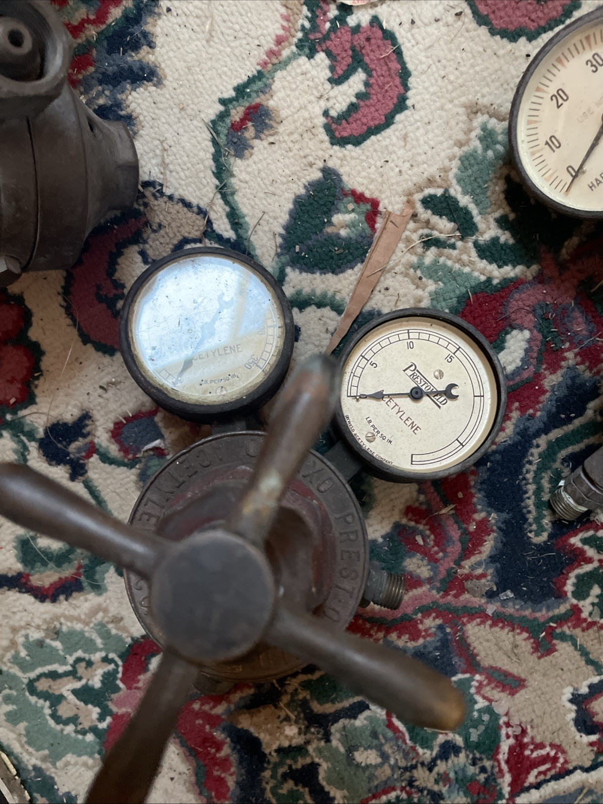 Vintage Regulators Airco Oxweld Prest-o-weld Harris Calorific Lot Of 4