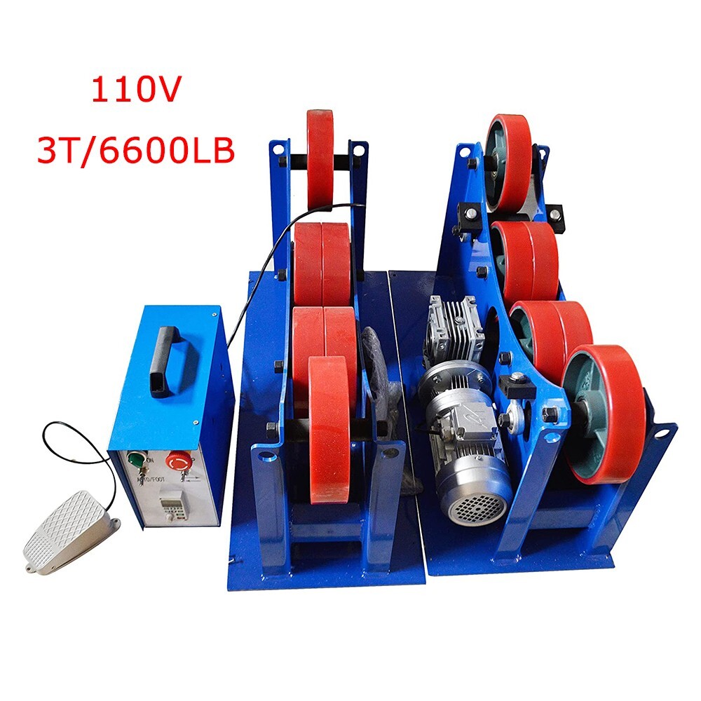 6600LB Welding Turning Rolls Positioner 3T Welding Rotator Tank Linkage Roller