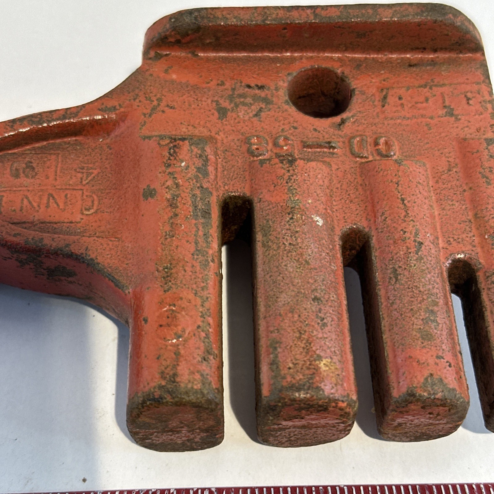 Olson Mfg Steel & Roller Chain Detacher CD-58 Albert Lea Minn. Vintage