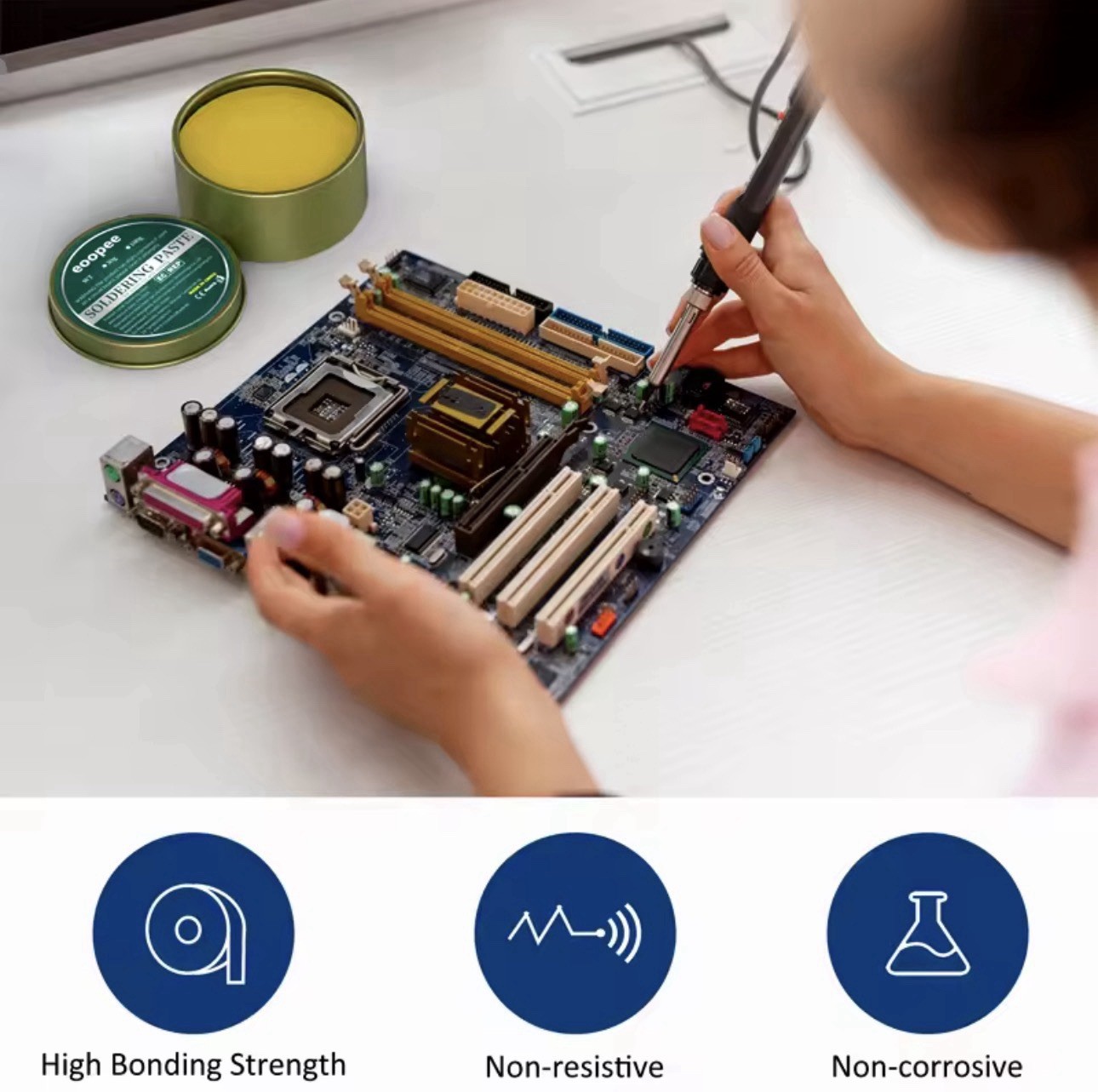 Solder Paste Flux 100g Rosin Soldering Flux for PCB Electronics Repair Paste