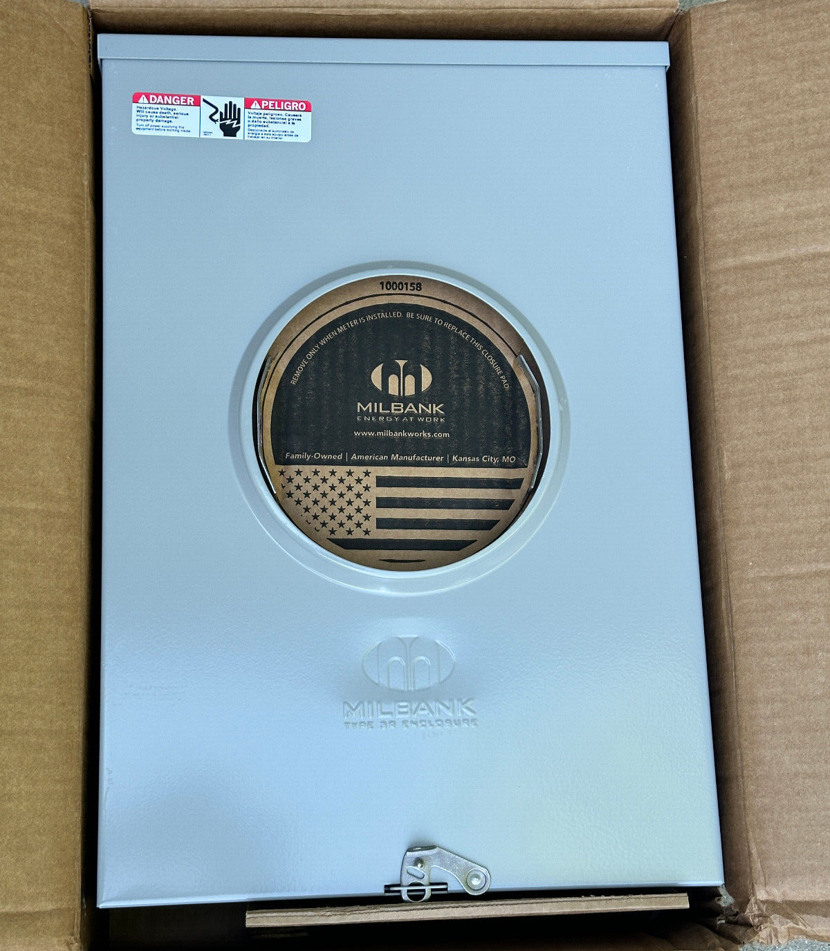 Milbank U4801-XL-5T9 Meter Socket 5 Terminal Ringless MFG Date 8/23