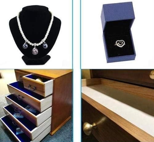 Self Adhesive Velvet Drawer Liner DIY Felt Fabric for Art Crafts Jewelry Box